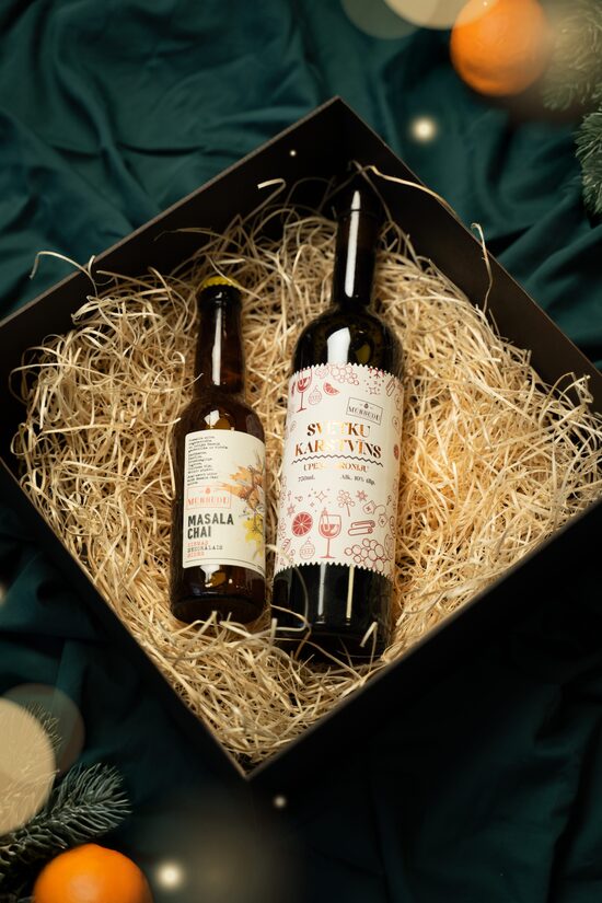 Karstvīns + Sidrs Ziemassvētku komplekts